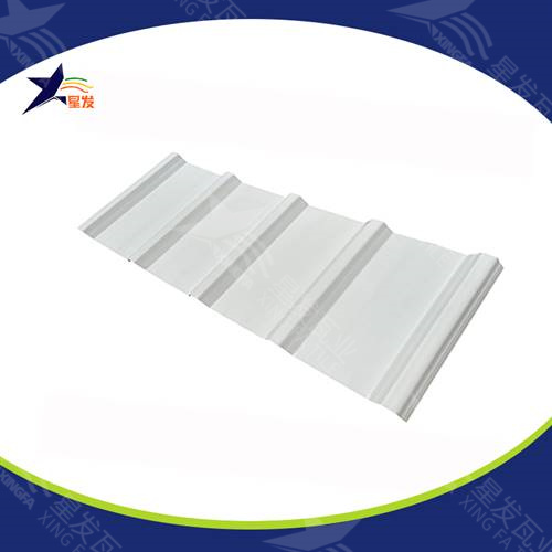 1075型白色高波形塑钢瓦 厂房屋顶用PVC瓦塑料瓦安装固定快捷且寿命更久 深圳PVC瓦厂家直供